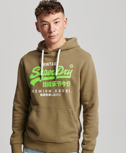 Men's Überfärbtes Vintage Logo Premium Hoodie - Größe: S - Xmas deals - Superdry - Modalova