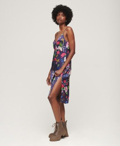 Robe Caraco Mi-longue en Satin Taille: 44 - Superdry - Modalova