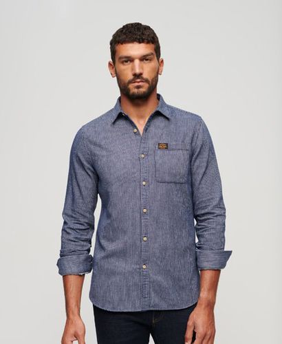 Men's Workwear Langarmhemd aus Baumwolle - Größe: S - Superdry - Modalova