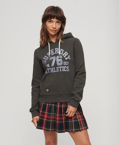 Women's College Hoodie mit Grafikprint und Schriftzug - Größe: 36 - Superdry - Modalova