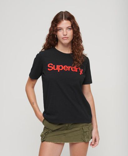 Women's Core Neon T-Shirt mit Logo - Größe: 36 - Superdry - Modalova