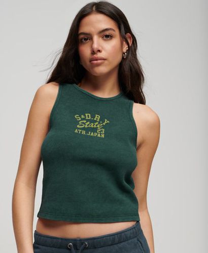 Women's Athletic Essentials Waffle Tank Top - Größe: 34 - Superdry - Modalova