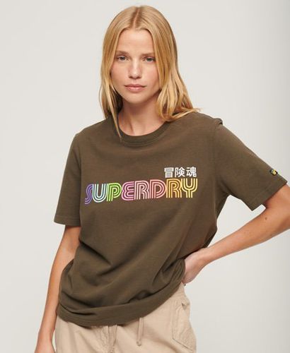 Women's Vintage Retro Rainbow T-Shirt - Größe: 36 - Superdry - Modalova