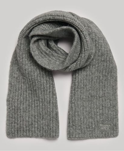 Écharpe en Maille Côtelée Taille: 1Taille - Superdry - Modalova
