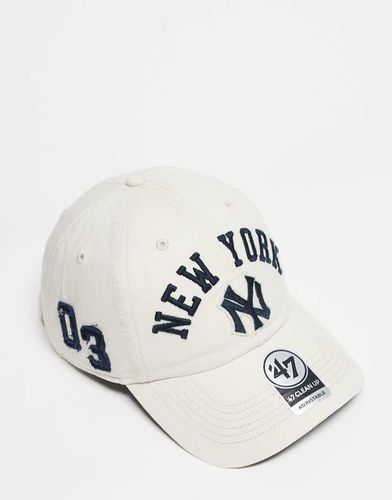 Casquette à inscription New York Yankees - Beige - 47 Brand - Modalova