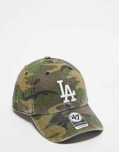 Casquette épurée à logo LA Dodgers et imprimé camouflage - 47 Brand - Modalova