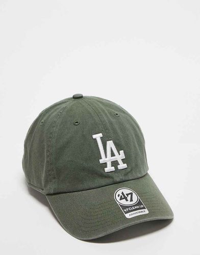 Casquette épurée à logo LA Dodgers - Kaki délavé - 47 Brand - Modalova