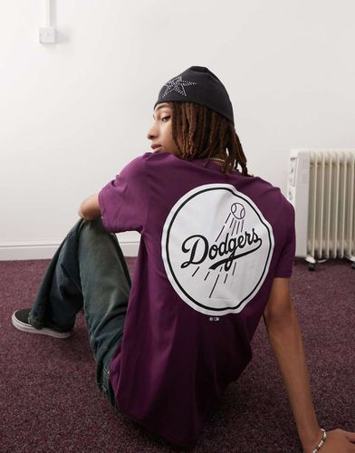 LA Dodgers - T-shirt imprimé au dos - Violet - 47 Brand - Modalova