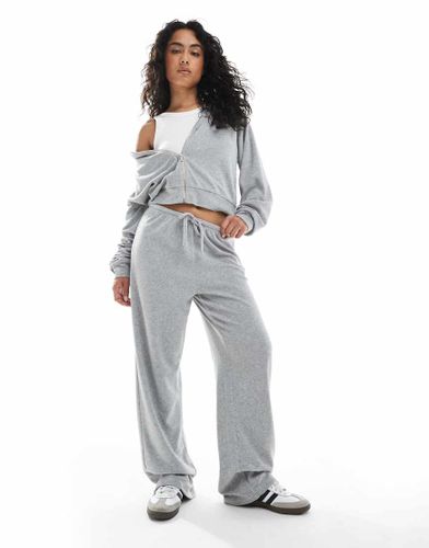Pantalon de jogging d'ensemble ample en tissu ponge  taille noue - chin - 4Th & Reckless - Modalova