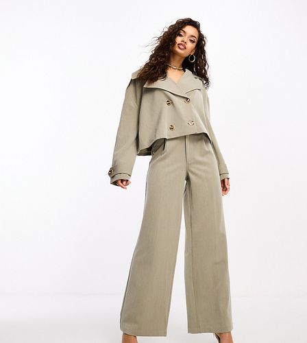 Exclusivité - Pantalon d'ensemble habillé - Sauge - 4Th & Reckless Petite - Modalova