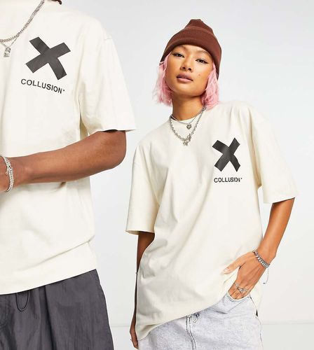 Unisex - T-shirt en coton avec logo - cassé - Collusion - Modalova