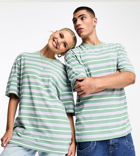 Unisex - T-shirt rayé oversize - Collusion - Modalova