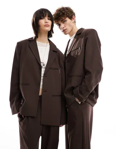 Unisex - Ultimate - Blazer d'ensemble - Marron foncé - Collusion - Modalova