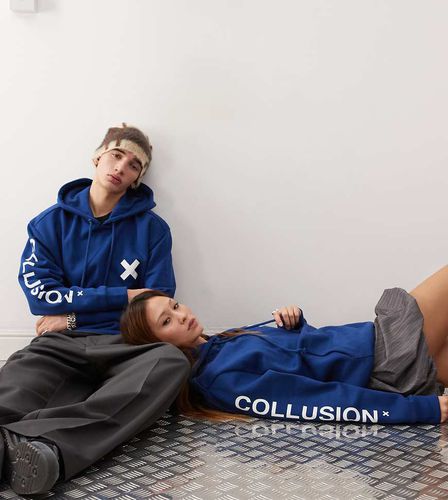 Unisex - Sweat à capuche avec logo - Collusion - Modalova