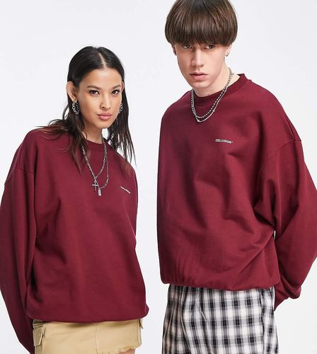 Unisex - Sweat oversize - Bordeaux - Collusion - Modalova