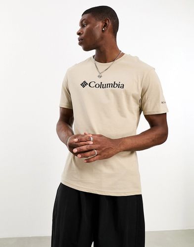 CSC - T-shirt à grand logo - Beige - Columbia - Modalova
