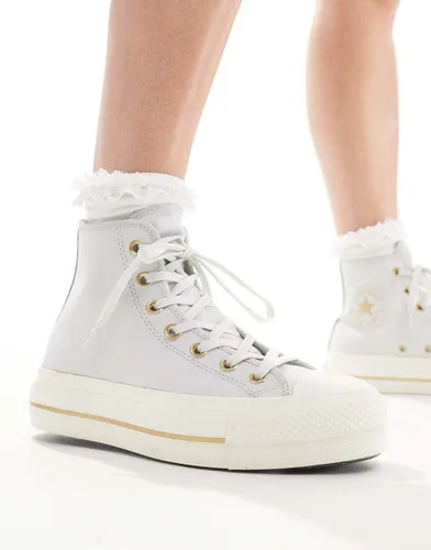 Chuck Taylor All Star Lift Hi - Baskets montantes avec détails dorés - Converse - Modalova