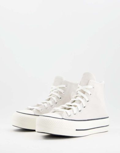 Chuck Taylor - Baskets doublées en daim à semelle plateforme - cassé - Converse - Modalova