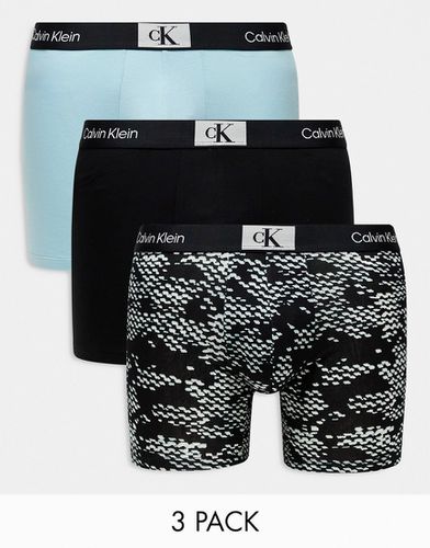 CK 96 - Lot de 3 boxers en coton - Calvin Klein - Modalova