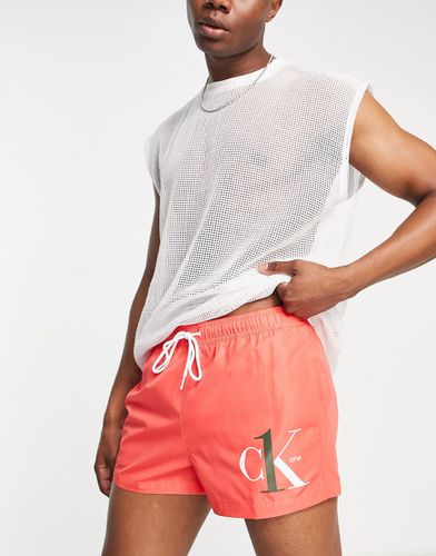 CK One - Short de bain en polyester - - RED - Calvin Klein - Modalova