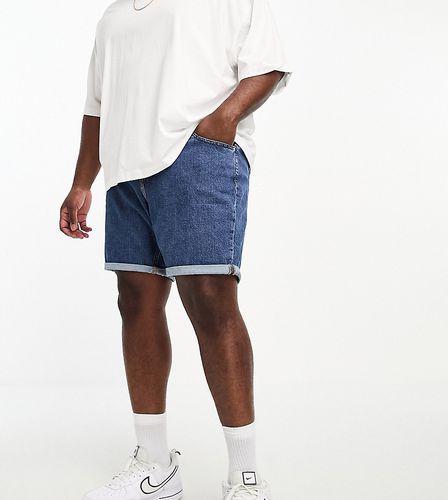 Big & Tall - Short en jean classique - foncé délavé - Calvin Klein Jeans - Modalova