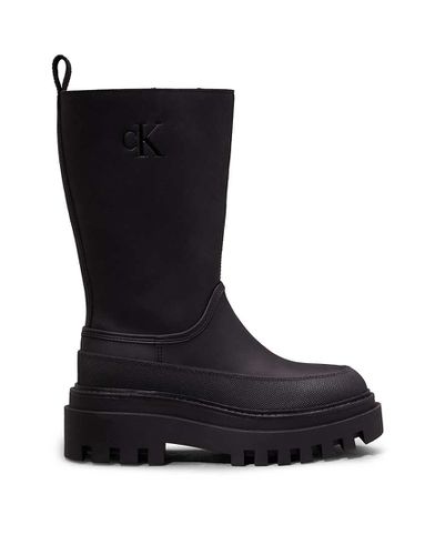 Bottes de pluie en cuir avec semelle plateforme - triple - Calvin Klein Jeans - Modalova