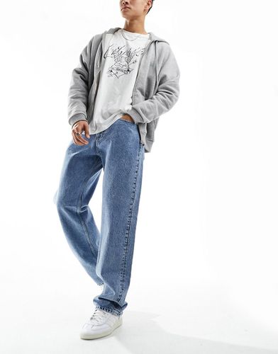 Jean droit d'ensemble style années 90 - Délavage clair - Calvin Klein Jeans - Modalova