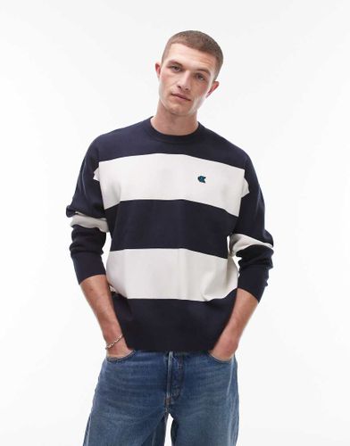 Sweat  rayures - et blanc cass - Calvin Klein Jeans - Modalova