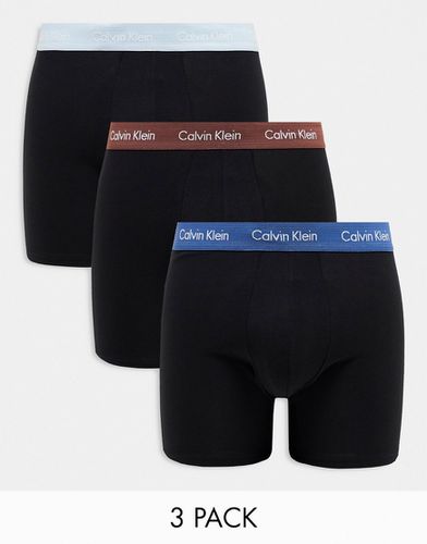 Lot de 3 boxers à ceinture contrastée - Calvin Klein - Modalova