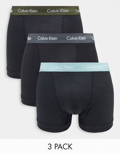 Lot de 3 boxers à taille colorée - Calvin Klein - Modalova