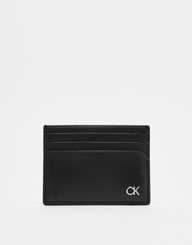 Porte-cartes avec logo CK en métal - Calvin Klein - Modalova