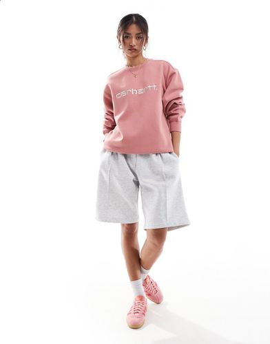 Sweat à logo - Rose - Carhartt Wip - Modalova