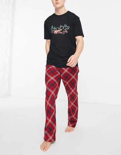 Pyjama à imprimé Noël - Carreaux - Chelsea Peers - Modalova