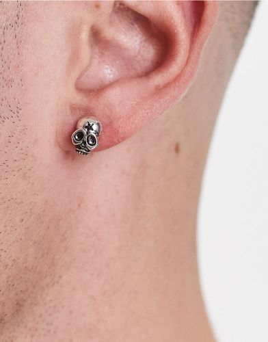 Clou d'oreille à motif tête de mort - Classics 77 - Modalova