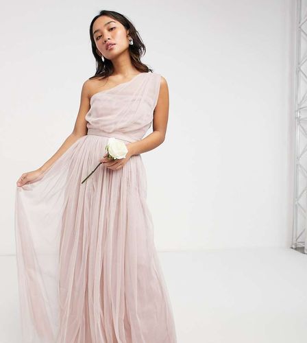 Anaya With Love Petite - Demoiselle d'honneur - Robe longue asymétrique en tulle - Anaya Petite - Modalova