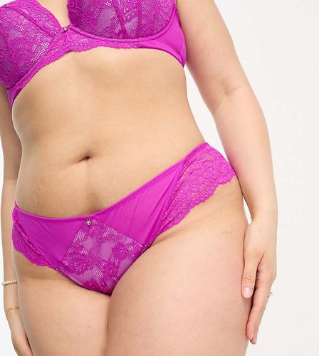 Curve - Planet - Culotte brésilienne sensuelle en dentelle - et lilas - Ann Summers - Modalova