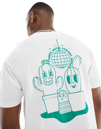 T-shirt coupe carrée imprimé Cactus Club - Another Influence - Modalova