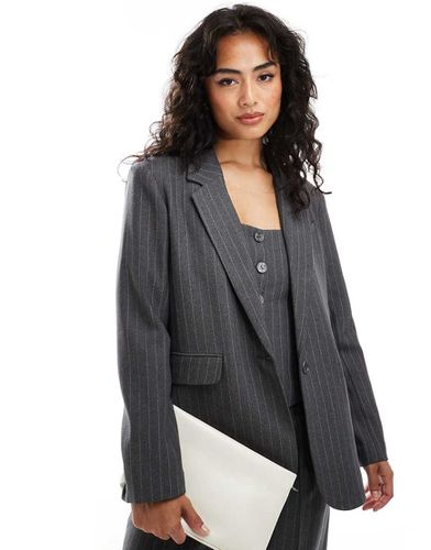 Blazer d'ensemble à fines rayures - Abercrombie & Fitch - Modalova