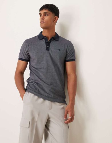 Polo texturé chic avec logo emblématique - Abercrombie & Fitch - Modalova