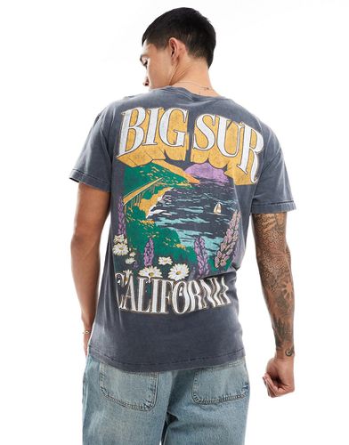 T-shirt décontracté à imprimé Big Sur au dos - délavé - Abercrombie & Fitch - Modalova