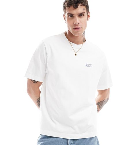 T-shirt épais oversize à petit logo poli - Abercrombie & Fitch - Modalova