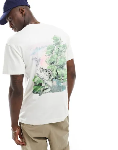 Yellowstone River - T-shirt à poche et imprimé au dos - cassé - Abercrombie & Fitch - Modalova