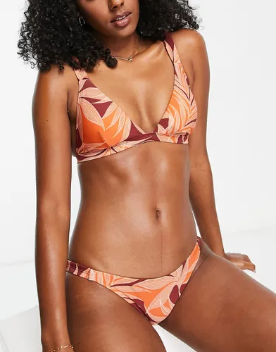 Haut de bikini triangle à imprimé tropical - Accessorize - Modalova