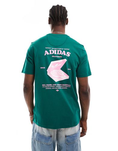 T-shirt à imprimé pizza - Adidas Originals - Modalova