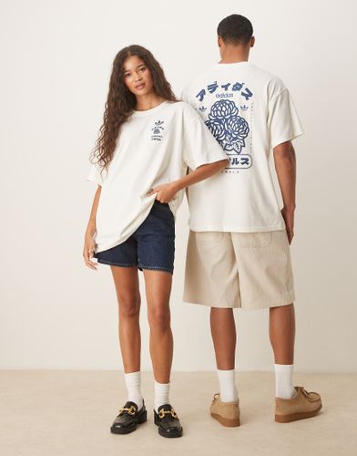 T-shirt  motif fleuri style japonais - cass - Adidas Originals - Modalova