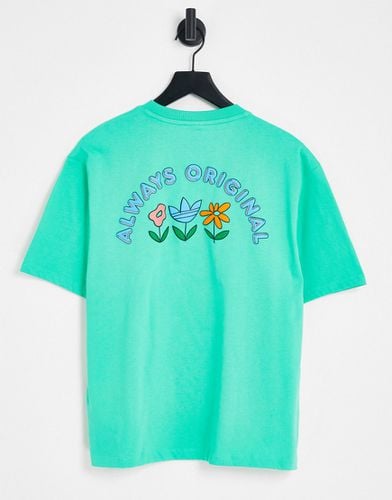 T-shirt avec imprimé au dos - Vert - adidas Originals - Modalova