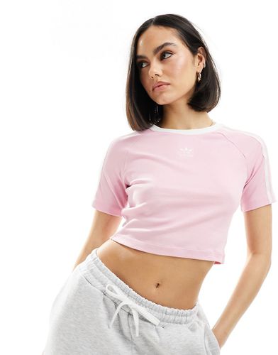 T-shirt court à trois bandes - pastel - Adidas Originals - Modalova