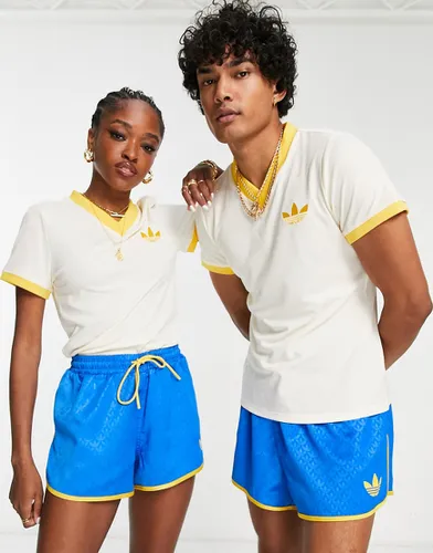 Adicolor - T-shirt col V style années 70 - Adidas Originals - Modalova