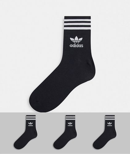 Adicolor - Lot de 3 paires de chaussettes mi-longues à logo trèfle - Adidas Originals - Modalova