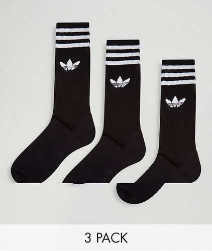 Adicolor - Lot de 3 paires de chaussettes à motif trèfle - Adidas Originals - Modalova